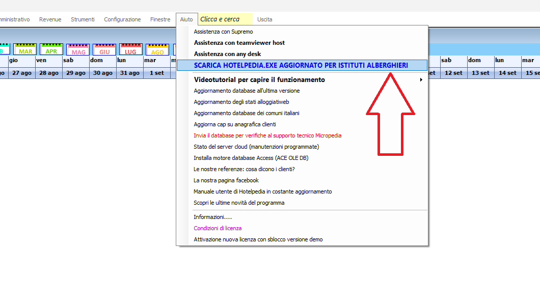 aggiornamento automatico gestionale istituti alberghieri